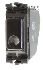 MK Grid Plus - K4886 BLK - 16a 10mm Cord Outlet Module New 14.40 per metre