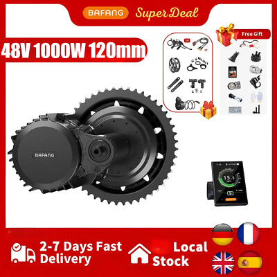 BAFANG BBS03 48V 1000W 120mm Elektrofahrrad Mid Drive Motor eBike Mittelmotor
