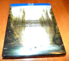 LORD OF RINGS FELLOWSHIP OF THE RING Extended Edition 5-Disc SET DVD BLU-RAY NEW