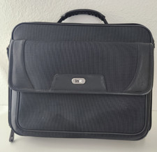 Laptop Notebook iPad Carry Case Bag Padded Shoulder Strap Black INIT 16"X12"X4"
