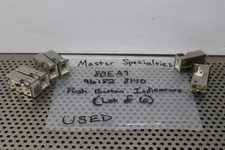 Master Specialties 80EA1 96182 8140 Push Button Indicators Used (Lot of 6)