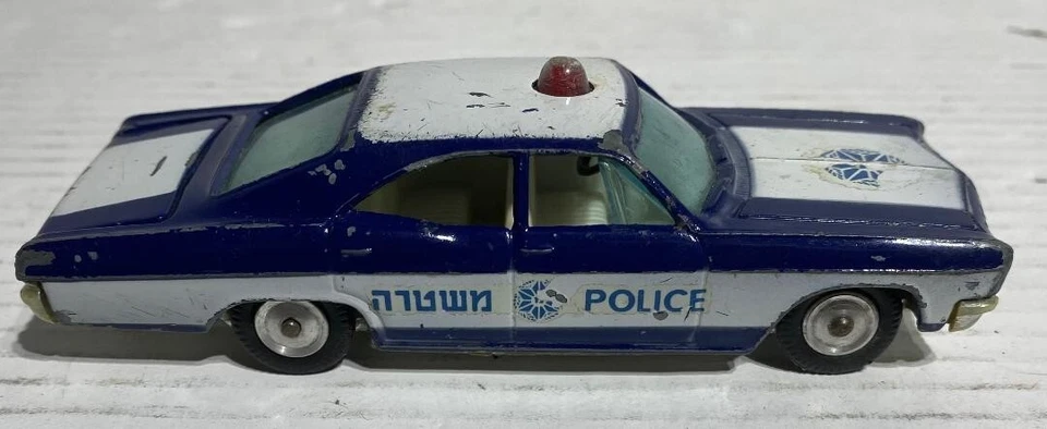 Vintage Gamda Koor Sabra Israel No. 8115 Chevrolet Police Car - Image 2 of 4