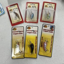6 Pc Nos Bass Pro Shop (3)XTS/(3) Crappie Cranks