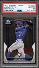 BB - 2023 Bowman Chrome - #BCP-250 - Adrian Pinto - PSA 10