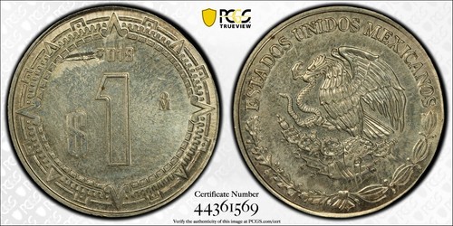 ER283 MEXICO. Mint Error -- Off Metal Strike, Struck on Copper-Nickel Planchet