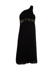 NWT Ever-Pretty Women's Black One Shoulder Floor Length Evening Gown Size:14