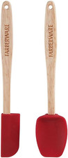Farberware Strawberry Pro Mini Silicone Spatulas, Set of 2, Heat-Resistant Kitch