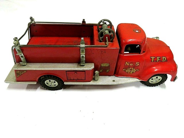 metal tonka fire truck