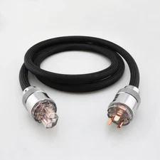 OFHC Pure Copper Cord AU Power Plug with IEC Connector HiFi Audio Power Cable