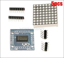 5pcs MAX7219 microcontroller Arduino dot matrix module control display kit ic rt