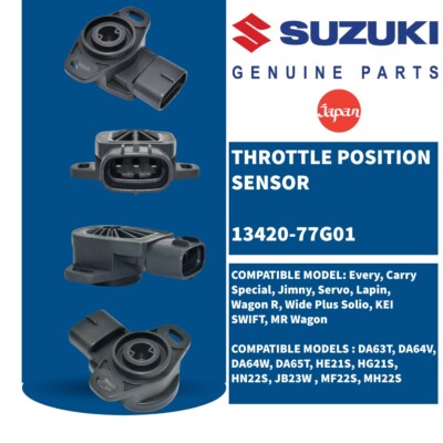 Genuine Throttle Position Sensor Suzuki Every Carry Jimny Wagon R - 13420-77G01