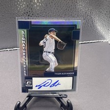 2022 Donruss Optic Tyler Alexander Auto Autograph Silver Holo Prizm