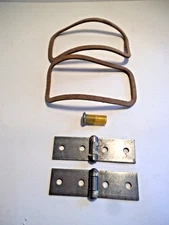 Vintage Classic Car Parts Cork Seals Yellow Bulb Cover & Hinges - Original Parts