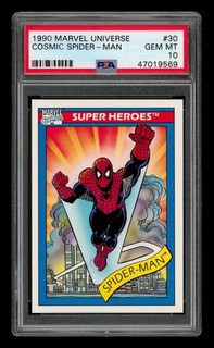 1990 Marvel Universe: # 30 Cosmic Spider Man PSA 10 GEM MINT
