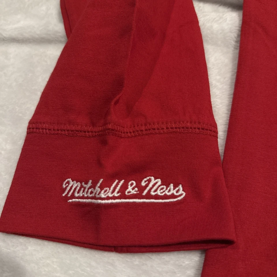 Camiseta deportiva Mitchell & Ness para hombre Joe Montana 49ers retro manga larga tejida XXL 2XL Foto 3 de 4