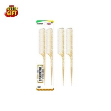 Kashmir's 2pcs Glitter Gold Plastic Tail Styling Comb – Elegant and Durable