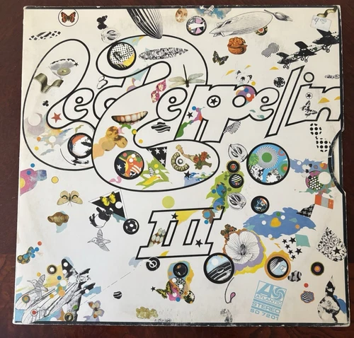 LED ZEPPELIN III 1977 (ATLANTIC/SD19128/WORKING WHEEL)  VG/EX