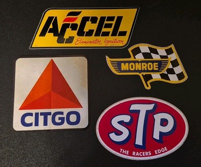 Vintage Racing Stickers Lot Hot Rod Drag Racing