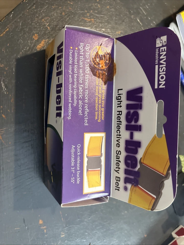 Envision Visi-belt 反光安全带荧光石灰黄色 — 第 2/2 张图片