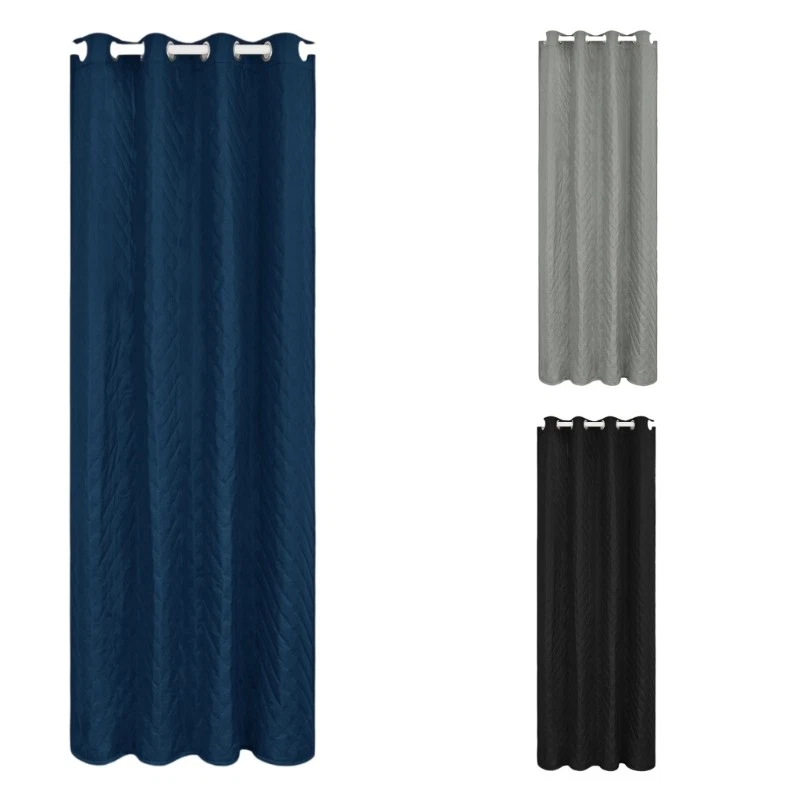 Soundproof Thermal Curtain Cold Blocking Thick Fabric Quick Setups with Grommets
Opens in a new wind