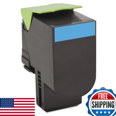 Lexmark 80C10C0 Cyan Return Program Toner 801C