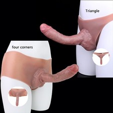 Men Hollow Silicone Pants Extender Enhancement Sheath Underwear