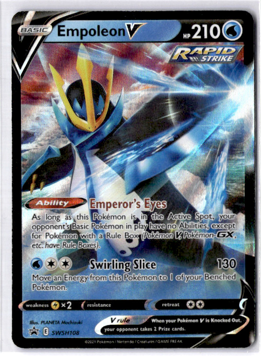 Empoleon V Promo Holo SWSH: Sword & Shield Promo Cards SWSH108 NM
