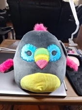 Squishmallow Official Kellytoy Plush Black Light Tito the Tucan 8" NWT