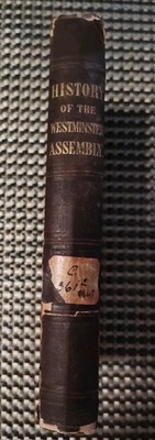 1843 History of the Westminster Assembly Of Divines by Hetherington