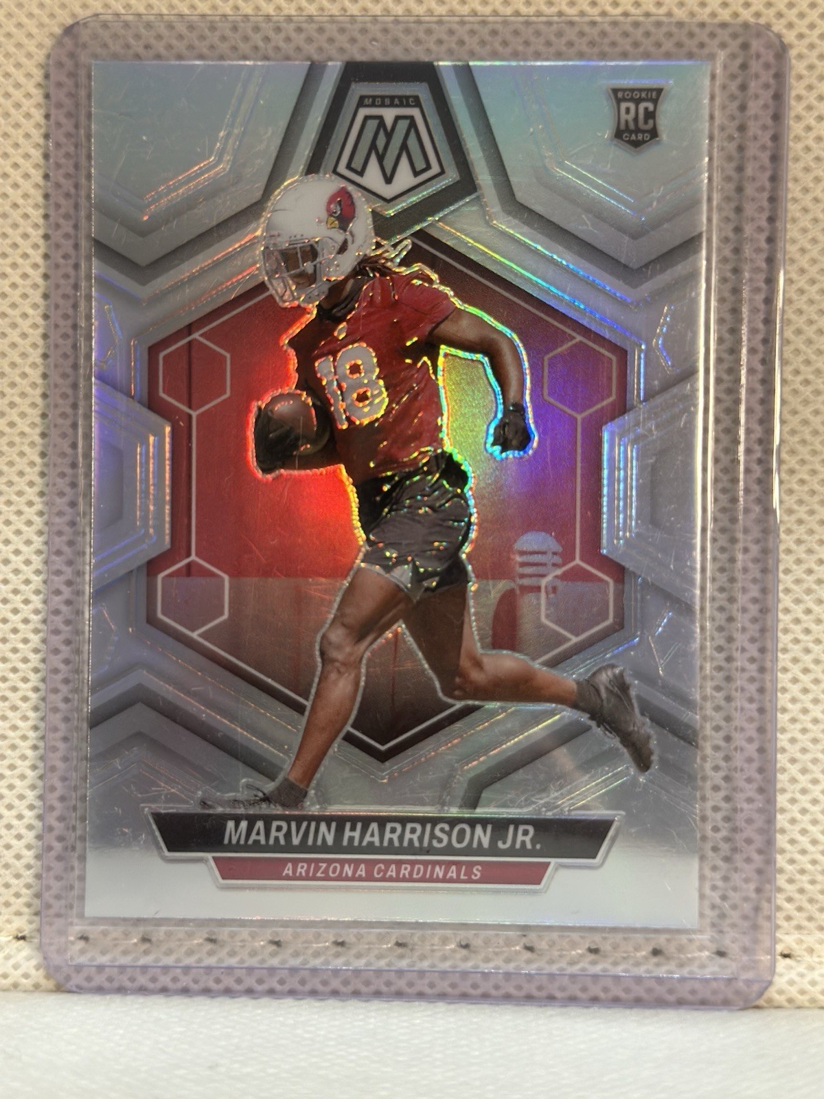 2024 Panini Mosaic - Rookies Marvin Harrison Jr. #304 Silver Prizm (RC)