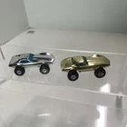 Vintage HOT WHEELS MONSTER CORVETTES Silver & Gold CHROME 20TH ANNIVERSARY  (2)