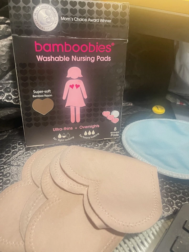 Bamboobies and Kindred Bravely Washable Nursing Pads 4 pairs(S11) - Image 4 of 4