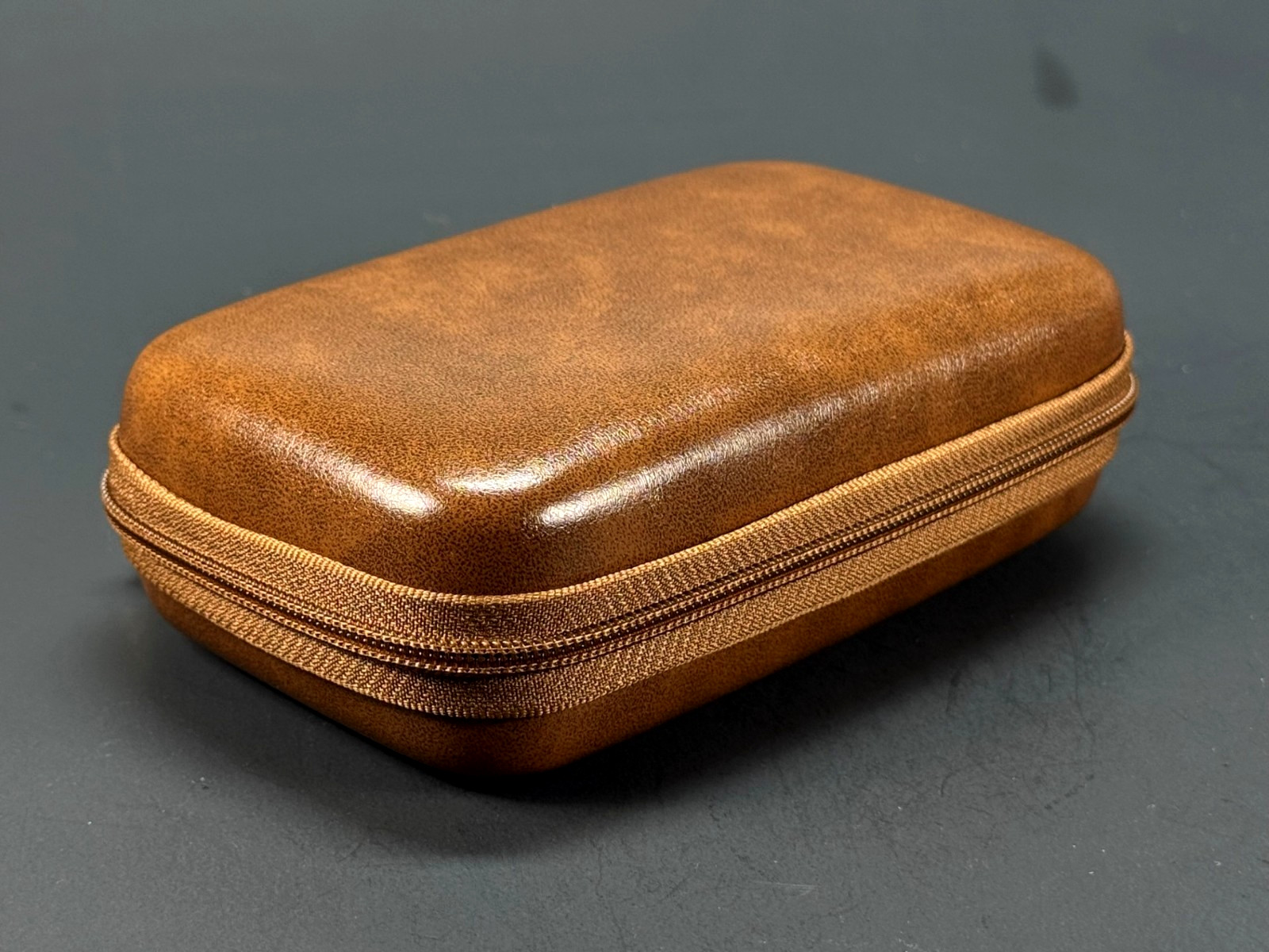 Leather Zippered Travel Storage Case for Muhle Rex Rockwell Merkur Safety Razors