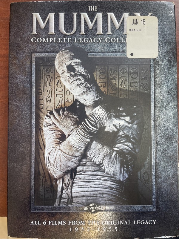 The Mummy, Complete Legacy Collection 6 Films from 1932-1955, 3 DVDs w/slipcase