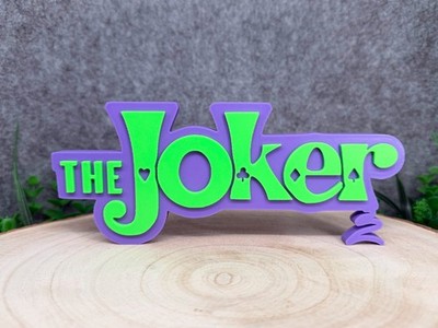 Joker - Geschenkidee für Fans und Sammler Fan Art 3D Nerd Geek Figuren