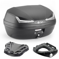 Givi E455NT Bauletto 45LT Schwarz Mit Yamaha Tenere 700 Piastra 2024 2025