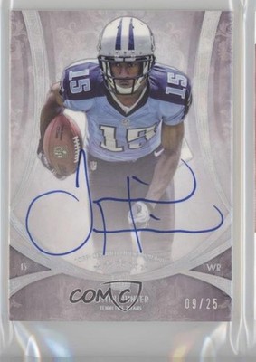 2013 Topps Five Star Futures Silver 9/25 Justin Hunter Rookie Auto RC 18m3