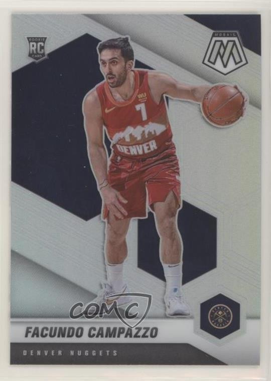 2020-21 Panini Mosaic Rookie Silver Prizm Facundo Campazzo #237 07sf