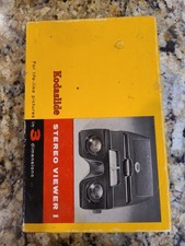 Kodak Kodaslide Stereo Viewer I 3D Slide Viewer 3x Portable Black