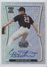 2020 Leaf Metal Draft Silver Mojo Clayton Beeter #BA-CB1 Auto 3b3