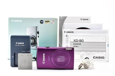 Canon IXY 600F púrpura 12.1MP 8x zoom PowerShot ELPH 310 HS IXUS 230 HS con... - Imagen 1 de 4