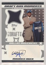 2006-07 Topps Big Game Draft Day Moments Jersey 102/199 Maurice Ager Auto e3t