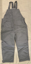 Bulwark EXCEL FR ComforTouch Insulated Bib Overall Grey BLC8GY Size L-SH