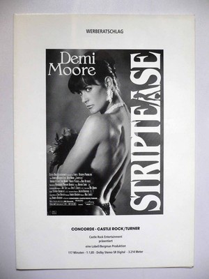 Striptease - Demi Moore - Burt Reynolds - Pandora Peaks - Werberatschlag