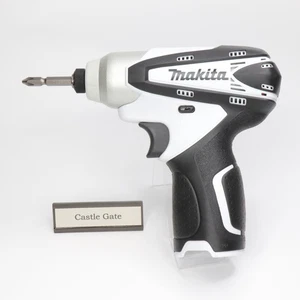 Makita TD090DZW 10.8V Conducteur d'impact Corps blanc seulement outil Unité sans fil perceuse