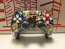 TMR Analogs Custom Animated Batman  Ps5 Sony DualSense Controller  Hydro Dipped 