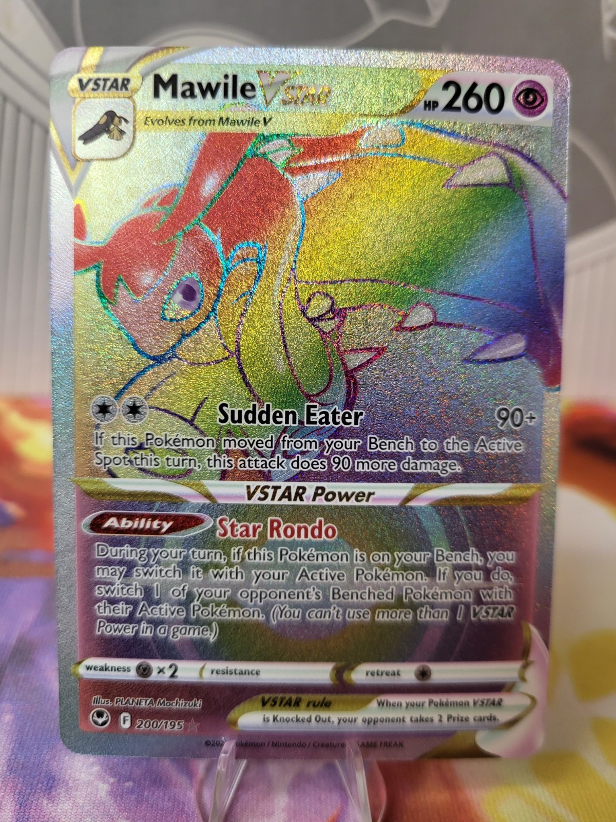Mawile VSTAR #200  Secret Rare  SW&SH  Silver Tempest  Near Mint