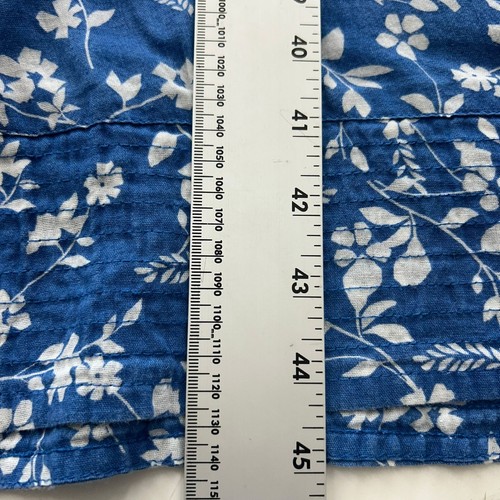 Coldwater Creek Maxi Dress XL Blue Floral Sleeveless Casual Resort Boho Summer - Picture 7 of 10