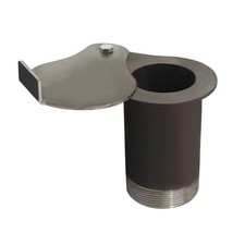 Canna fumaria per affumicatore grill carne griglia serranda ventilazione