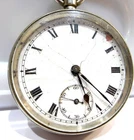 ANTIQUE  SWISS MADE ENIGMA POCKET WATCH NOT WORKING SPARES OR REPAIR USE,